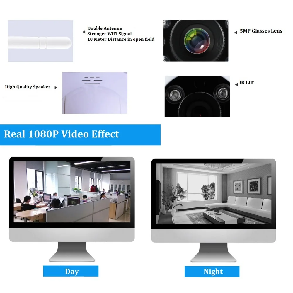 IP камера SACAM 2 МП 1080P Full HD P2P Wi Fi|vision night|vision hdvision camera |