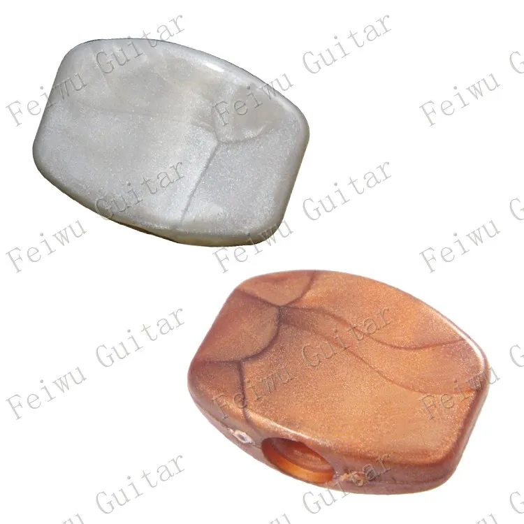 6 Pcs Big Square Guitar Tuning Bolt Tuner Head Replacement Button Knob Handle with Screw Cap Tip | Спорт и развлечения