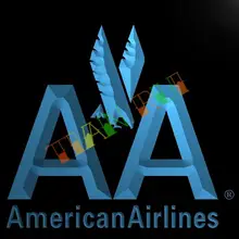 LG030-American Airlines светодиодный неоновый свет знак повесить знак домашнего декора ремесла