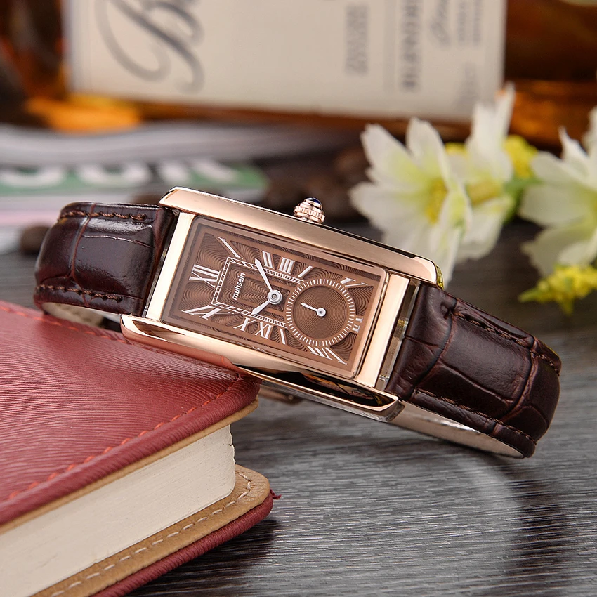 Muhsein fashion&casual Rectangular Strap Quartz Watch Fashionable Sports Casual Business Waterproof Women Watch
