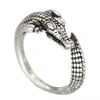 Cxwind-Anillo de caimán de cocodrilo salvaje ajustable, de bronce antiguo, bohemio, elegante, Animal, anillos para boda ► Foto 1/6