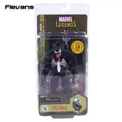 NECA Marvel Legends Venom ПВХ фигурка Коллекционная модель игрушки 7 "18 см