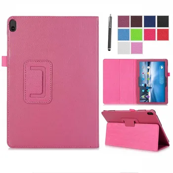 

XSKEMP Ultra Slim Shockproof Kickstand Fold Magnetic Leather Case Cover Shell For Lenovo TAB M10 10.1 TB-X605F/M With Pen Stylus