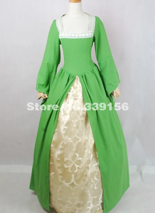 

Hot Sale Green Satin Southern Belle Victorian Lolita Dress Celebrate Birthday Theme Party Dress