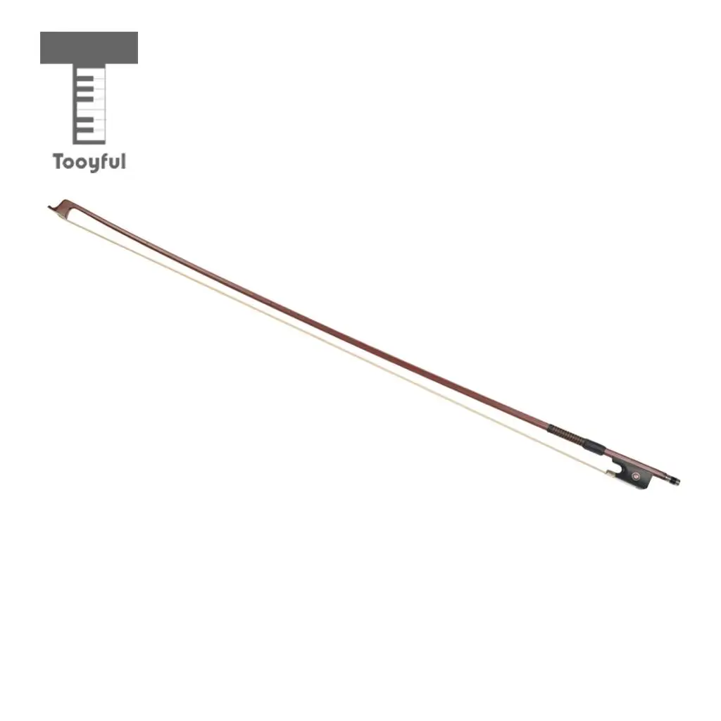 Viola Bow Brazilwood Stick Natural Horse Hair String Ebony Frog Good Sound
