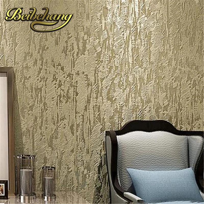 beibehang papel de parede. Cream / White 3D Flocking