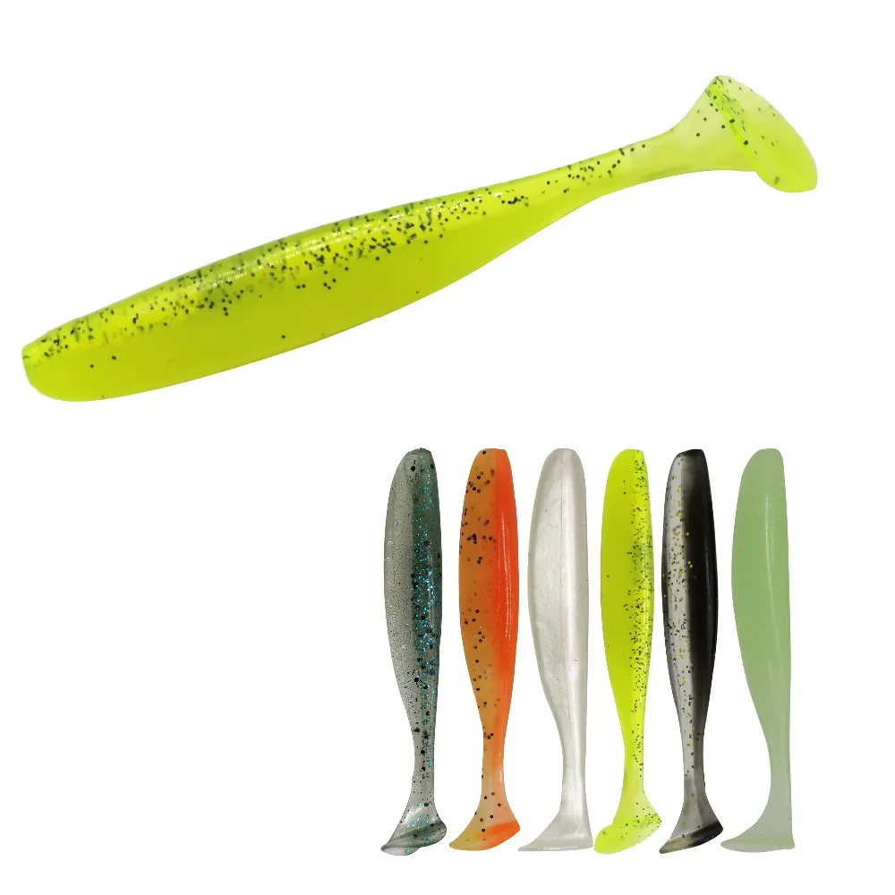 

JonStar Easy Shiner 5pcs/lot soft lure 9cm/4.8g Fishing lure Shad Silicone bait Soft Plastic Bait Feeder For Pike fishing