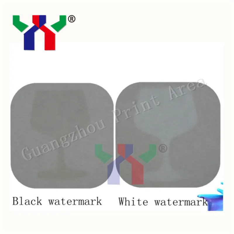 Горячие продажи трафаретной печати чернила для водяного знака для бумаги, черный и белый каждый 1 кг