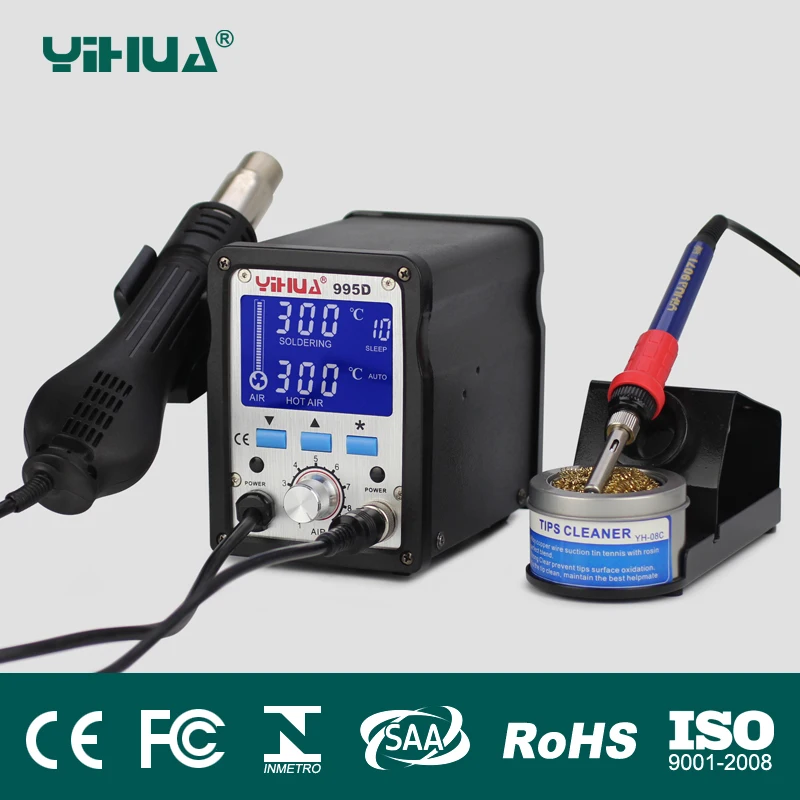 SMD Rework Soldering Station Desoldering Station YIHUA 995Din Soldering Stations from Tools on