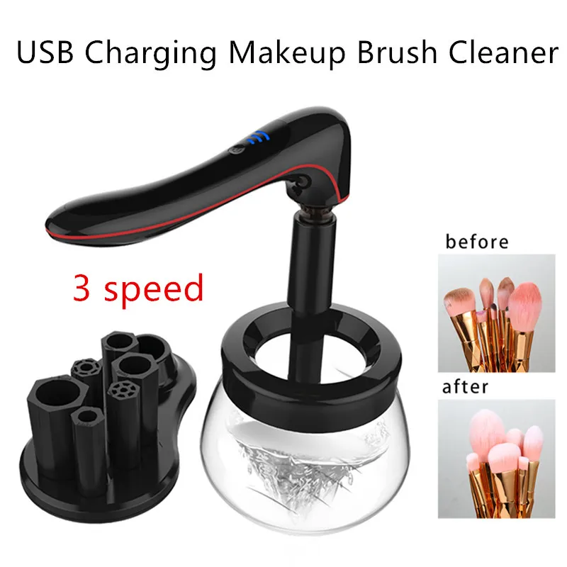 Новое зарядное устройство USB губка для удаления макияжа и набор фенов макияж щётки промывка инструмент удобная машина 40#709