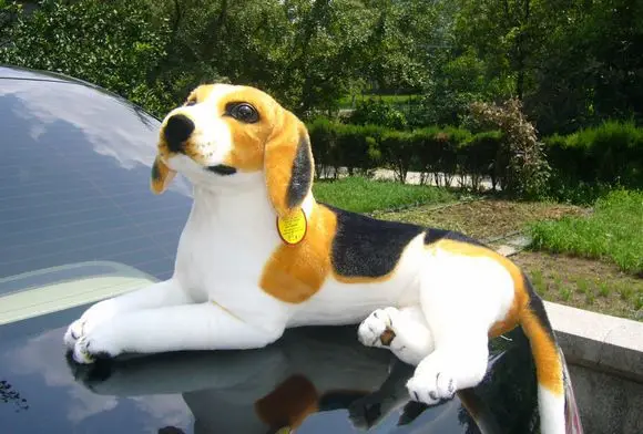 Маленькая симпатичная игрушка для собак simulaiton beagle, лежащая игрушка для собак beagle, кукла в подарок, около 28 см
