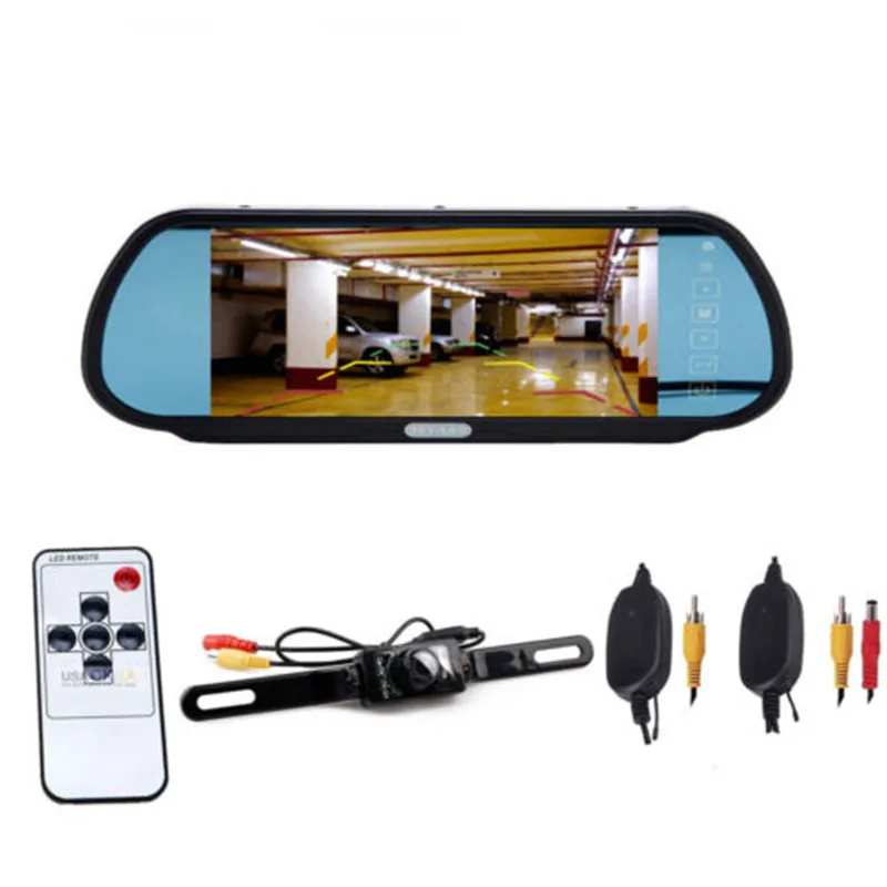 2017 7 TFT LCD Color HD Screen Display font b Car b font Rear View Backup