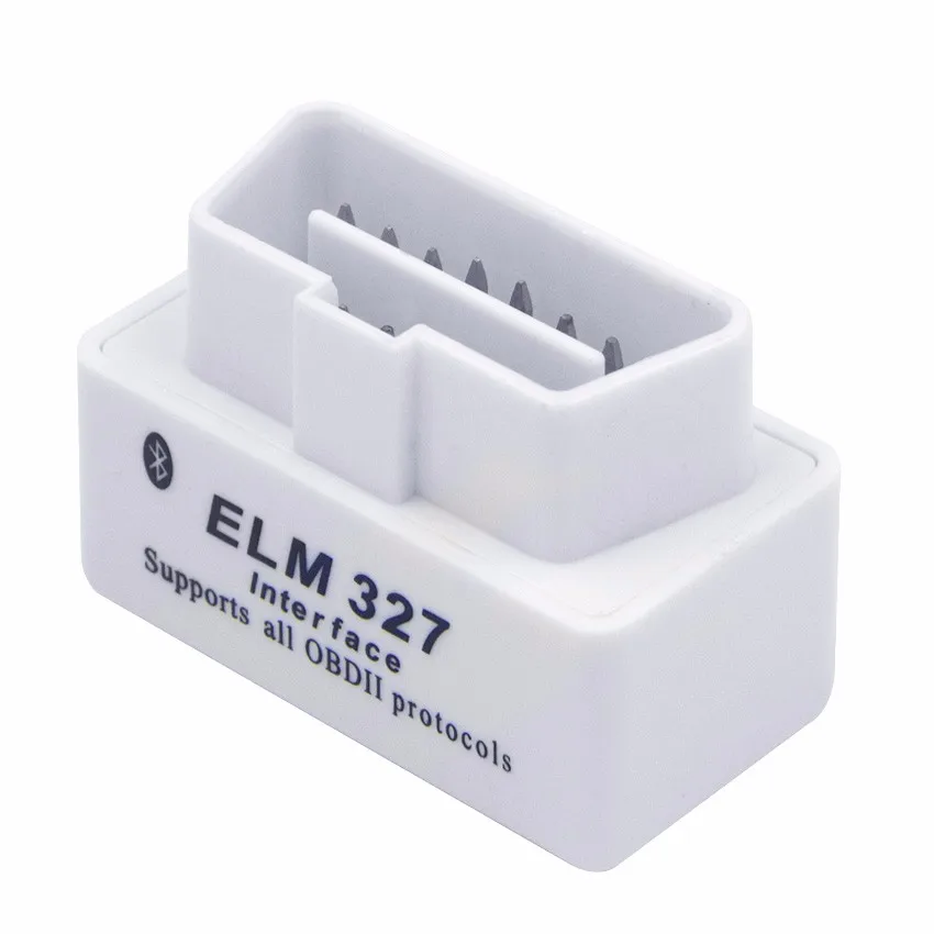 2019 Бесплатная доставка Супер Мини ELM327 Bluetooth OBD2 V2.1 черный/белый/синий умный
