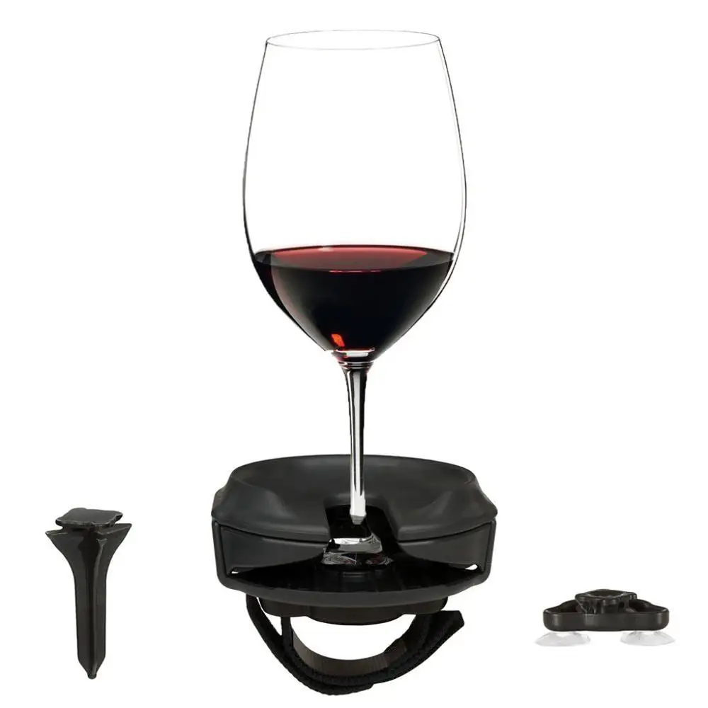 Outdoor Wine Glass Beer Holder Armrest With Attachments Red Wine Glasses Base Plastic Storage Shelf Rack Kitchen Accessories A70