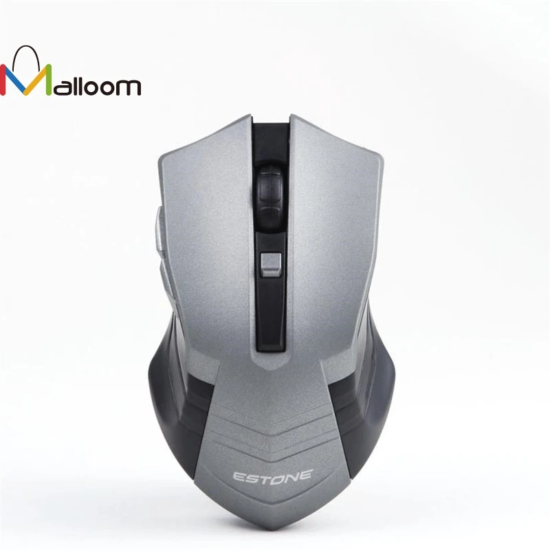 Malloom Новое поступление 6 кнопок 2,4 ГГц Беспроводная оптическая мини-ПК ноутбук игровая мышь - Цвет: Gray