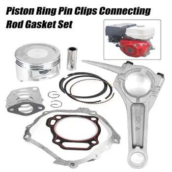 

13HP Piston Ring Pin Clips Connecting Rod Gasket Set Fit For GX390 Engine