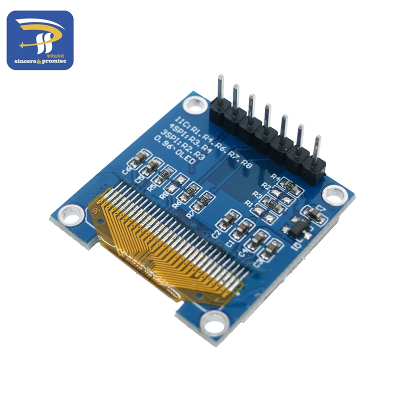 0,96 дюймовый IIC SPI серийный 128X64 белый желтый синий OLED дисплей модуль IEC плата с ЖК-экраном 0,9" SSD1306 для Arduino/stm32/51