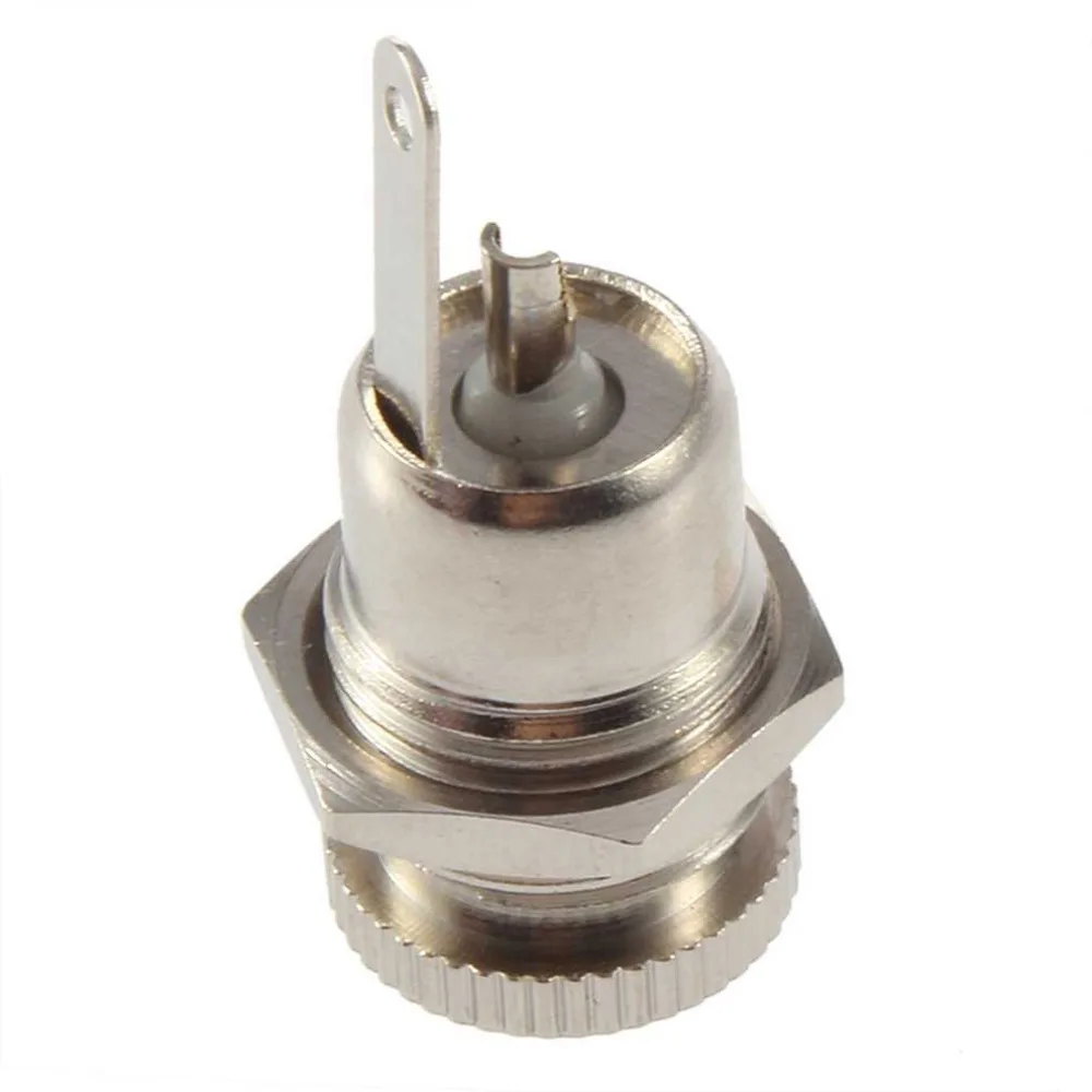 

1Pc 5.5 mm x 2.1 mm DC power socket panel mount Jack Socket Female Panel Mount Connector C1