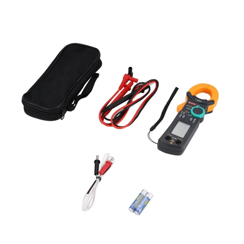 

Digital Clamp Meter NJTY DC/AC Volt Amp Ohm Multimeter Mini Ammeter Current Voltage Tester Electric Meter Resistance Diode