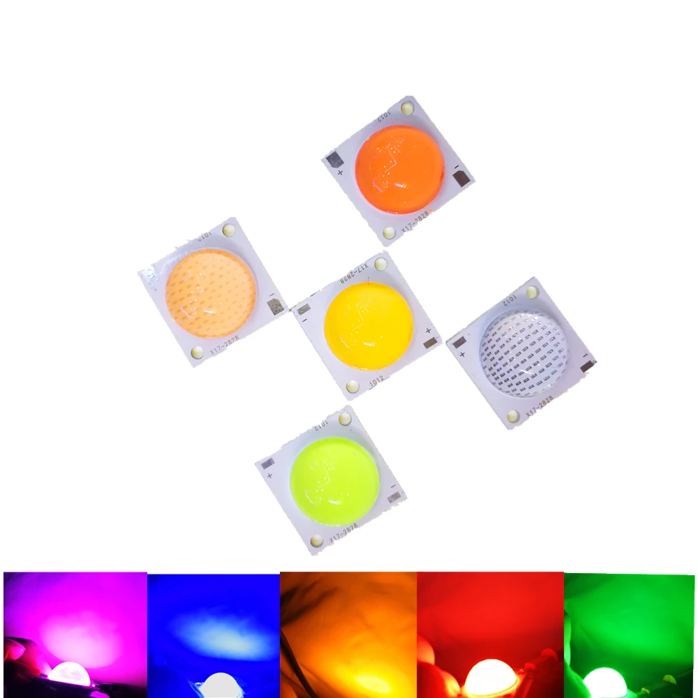 

1PCS 50W LED Floodlight Chip High Power Genesis's LED chip light Bulb DC32V White Warm white red green blue yellow purple