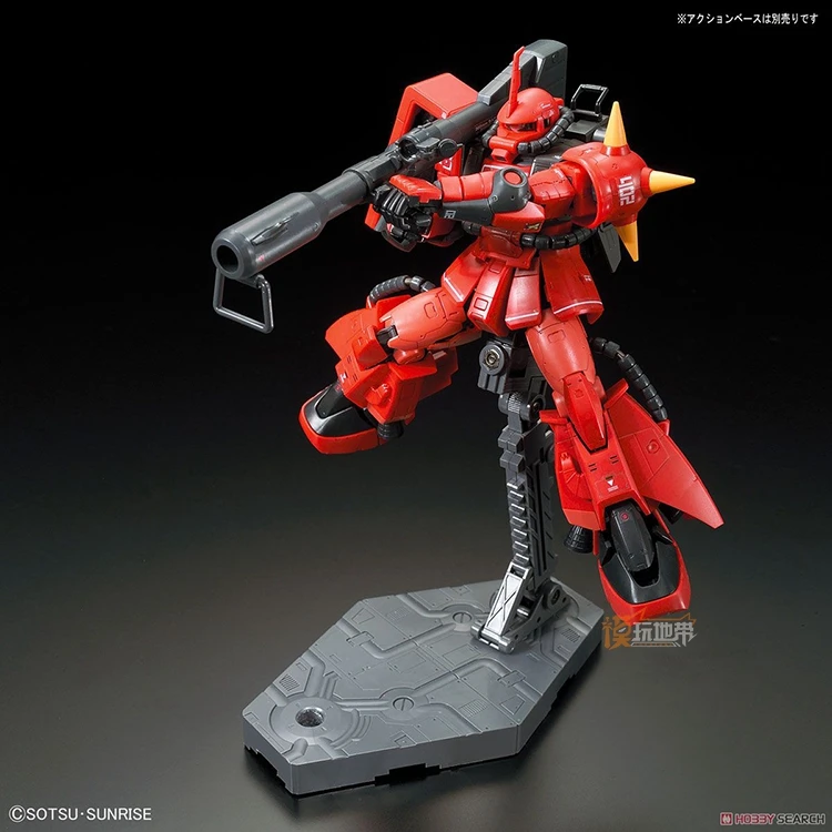 Japaness Bandai оригинальная модель Gundam RG 1/144 MS-06R-2, робот ZAKU II, распакованный мобильный костюм, детские игрушки