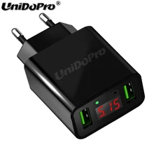 Светодиодный Дисплей 2USB ЕС Plug Max 2.2A адаптер переменного тока для Doogee S90 S80 S70 S60 Lite Y8 Y7 плюс X70 X60L X55 X53 BL9000 Mix2 смешивания X30L