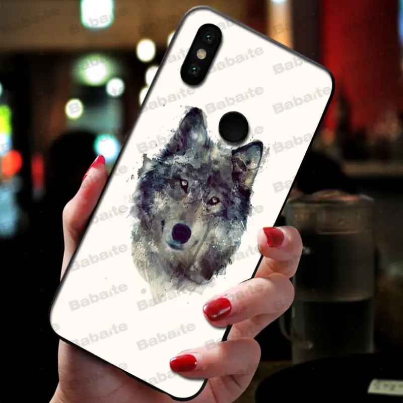 cool wolf face