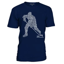 Крутые хоккейные новые мужские черные футболки для хоккейные болельщики