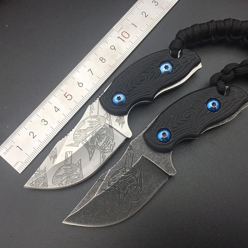 SR S300A S300B 4Cr13Mov Blade G10 Handle Straight Fixed Blade Knife