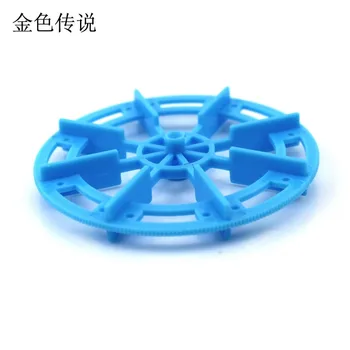 

JMT 7211 Pattern Wheel DIY Model Production Paddle Robot Diy Plastic Small Wheel Homemade Blue Yellow Green Options F19171/3