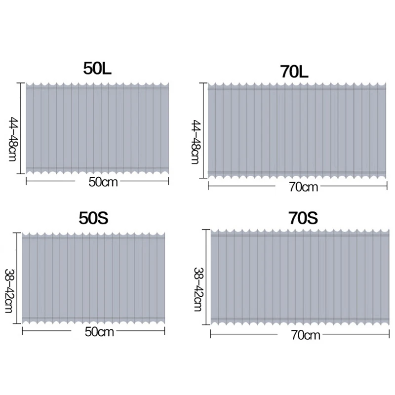 2x50 S/50L автомобиля боковой оконные шторы оттенок автомобиля шторы авто заднее стекло Защита от солнца Блок