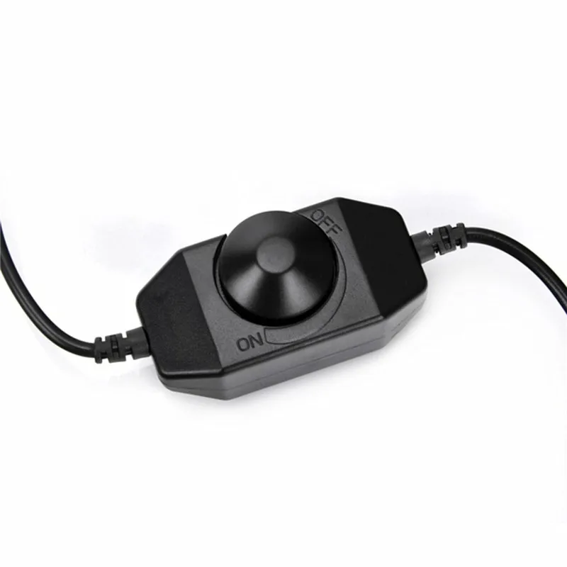 DC12-24V LED Strip Dimmer Brightness Adjust Switch Controller Connector for DC12-24V Single Color LED Strip Dimming