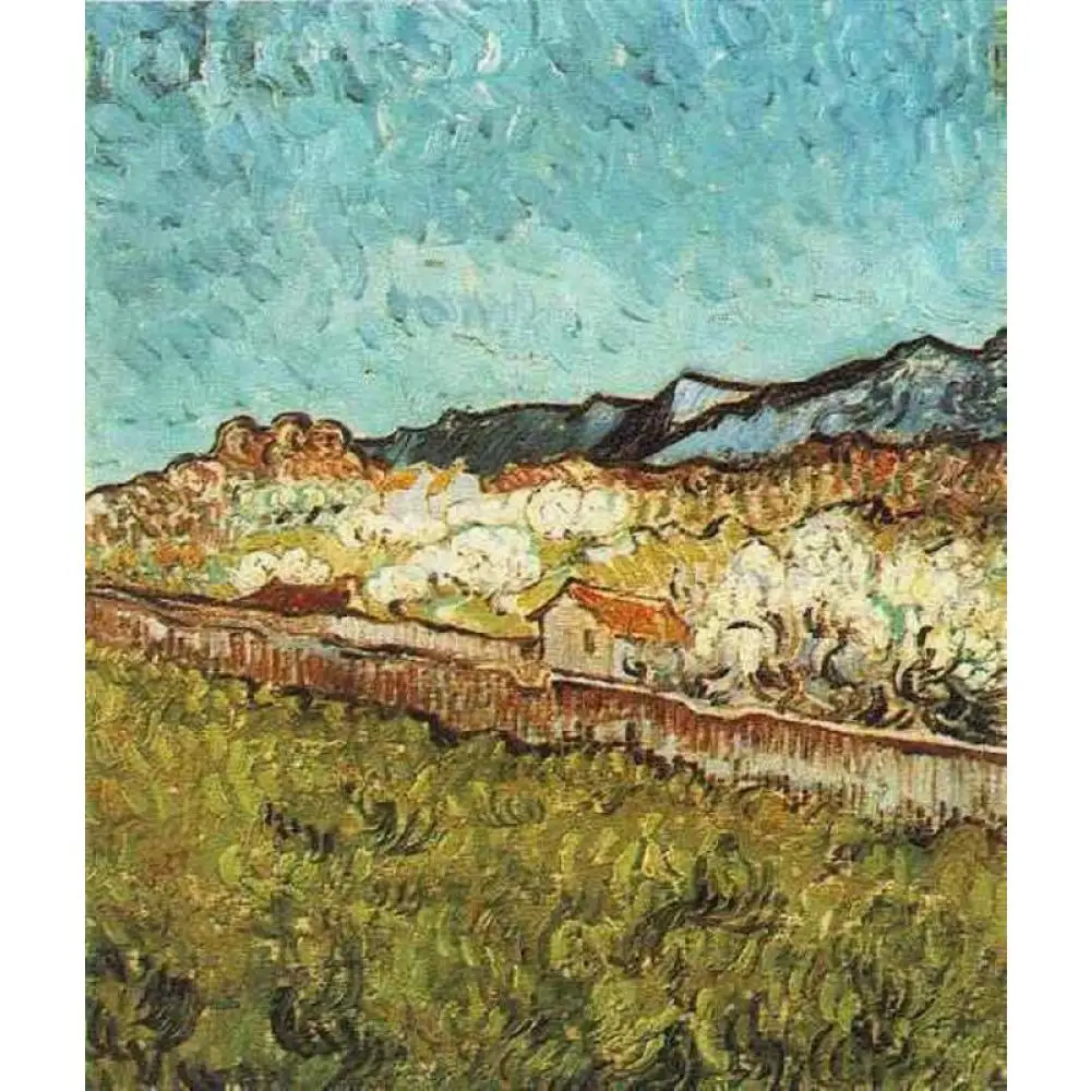 ван гог горный пейзаж сен-реми. горный пейзаж ван гога. ван гог сен реми. постимпрессионизм ван гог. винсент ван гог постимпрессионизм.