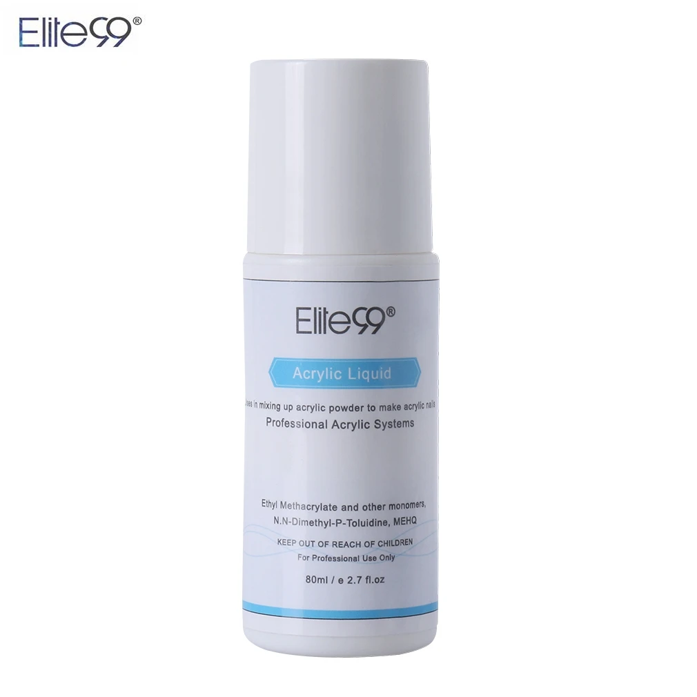 

Elite99 Acrylic Liquid Monomer False Acrylic Nail Art Design Tool Manicure Nail Art For Acrylic Powder Dust Nail Tips Powder