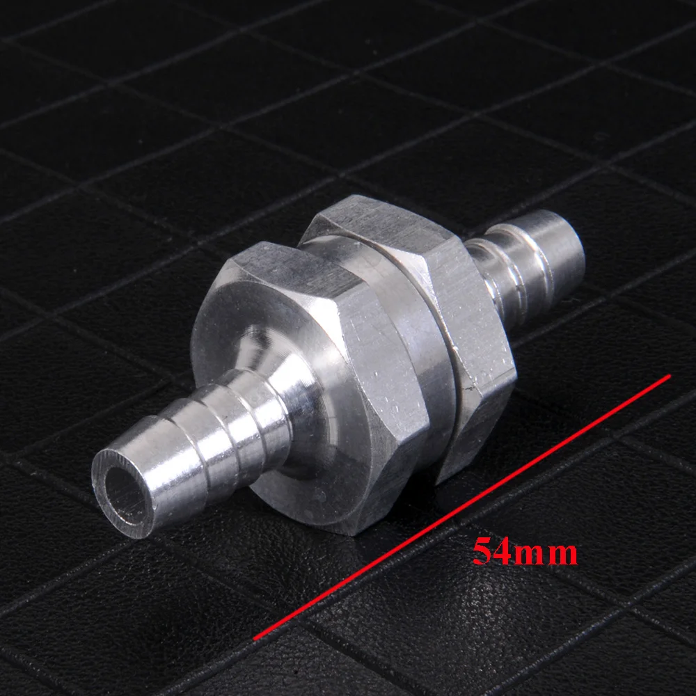 5 шт. 8 мм 5/1" топливный невозвратный односторонний обратный клапан бензин дизель морской алюминиевый сплав для воды бензин масла давление насосы