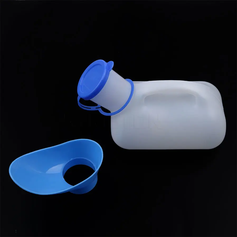 1000 мл портативный пластиковый мобильный писсуар, бутылка для туалетной помощи на открытом воздухе, для кемпинга, автомобиля, для путешествий, набор для мужчин и женщин, бутылка для мочи