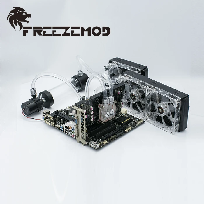 FREEZEMOD компьютерная система водяного охлаждения набор базовый набор 2 для мягкой трубы, FREEZEMOD-BKS2