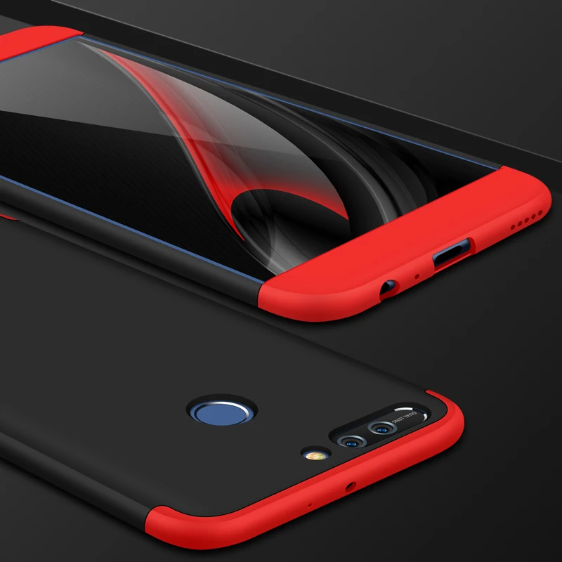 

Tough Double Dip 360 Full Protection Brand Case For Huawei Honor 8 Pro Case For Huawei Honor V9 Cover Coque Phone Bags Cases