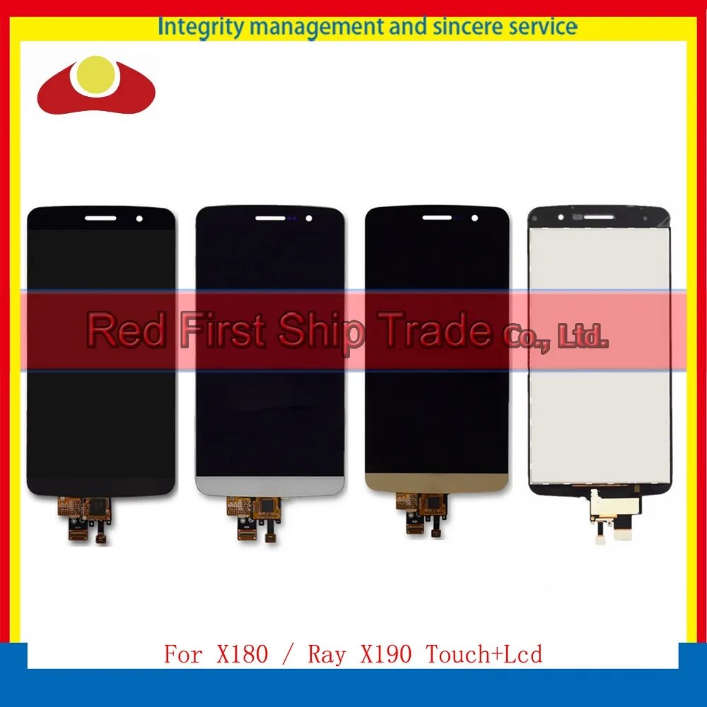 

High Quality 5.5" For LG Zone X180 / Ray X190 Full Lcd Display Touch Screen Digitizer Assembly Complete Black Silver Gold Track
