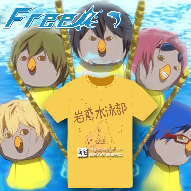 

Free! Iwatobi Club Hazuki Nagisa/Makoto Tachibana/Ryugazaki Rei Cosplay costume t shirt/ t shirts