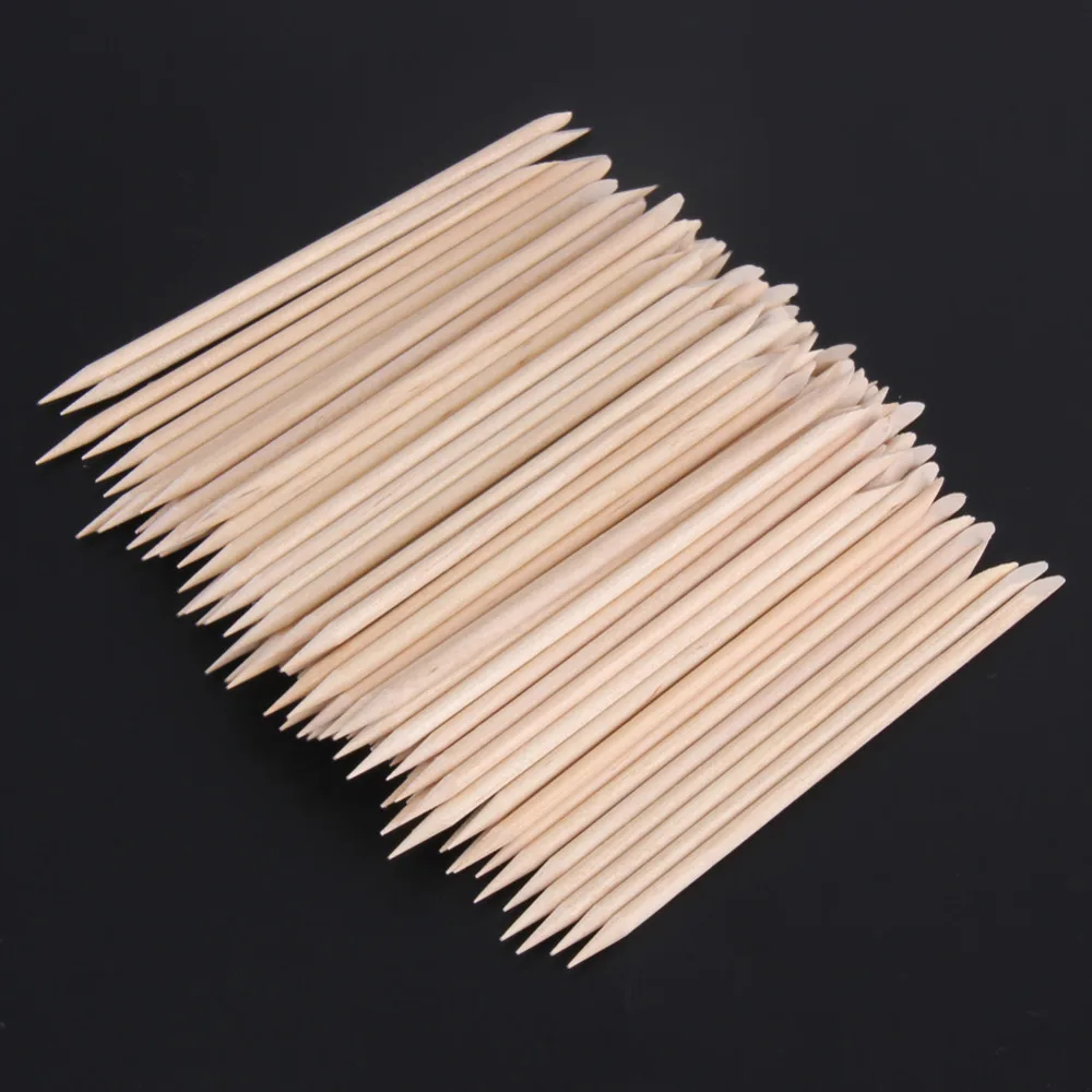1 упаковка на рост от 80 до 100 шт Nail Art деревянные палочки для кутикулы толкатель средство для снятия маникюра, педикюра уход толкатель Красота, инструменты для ногтей