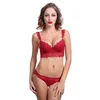 Sexy Lace Bra Set Underwear With Push Up Lingerie Women Intimates Brassieres  Black White Red Blue ► Photo 1/6