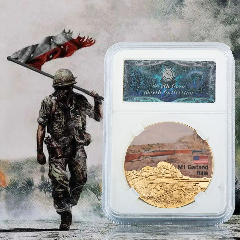 WR позолоченная монета Коллекционная Второй мировой войны памятная, металлическая монета художественные промыслы монета с футбольной тематикой безопасности ящик для Бизнес подарки