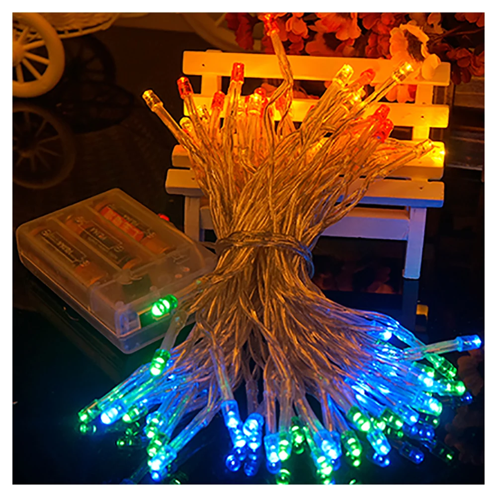 3M 30 Battery Operated Colorful LED String Lights for Homes, Wedding
