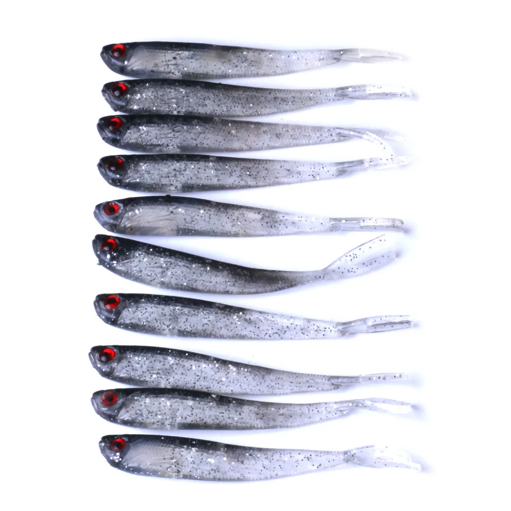 HENGJIA, 10 шт., рыболовные приманки, Красная Мягкая приманка червяк, черви, искусственные приманки, имитация земляного червя, рыболовные снасти