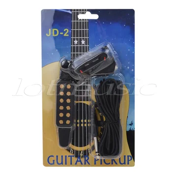 Sound Hole Pickup For Acoustic Classical Guitar Parts Accessories Black