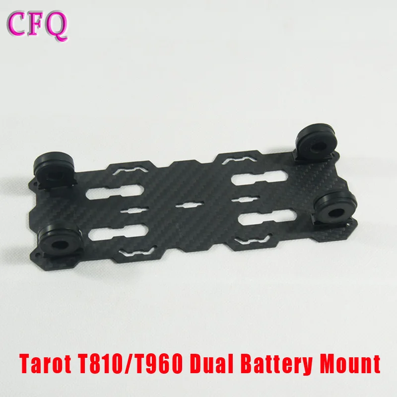 

(CFQ) Tarot T810/T960 Dual Battery Mount plate TL96018 for RC kit Drone Diy Quadcopter kit Tarot 810 960 Foldable carbon fiber