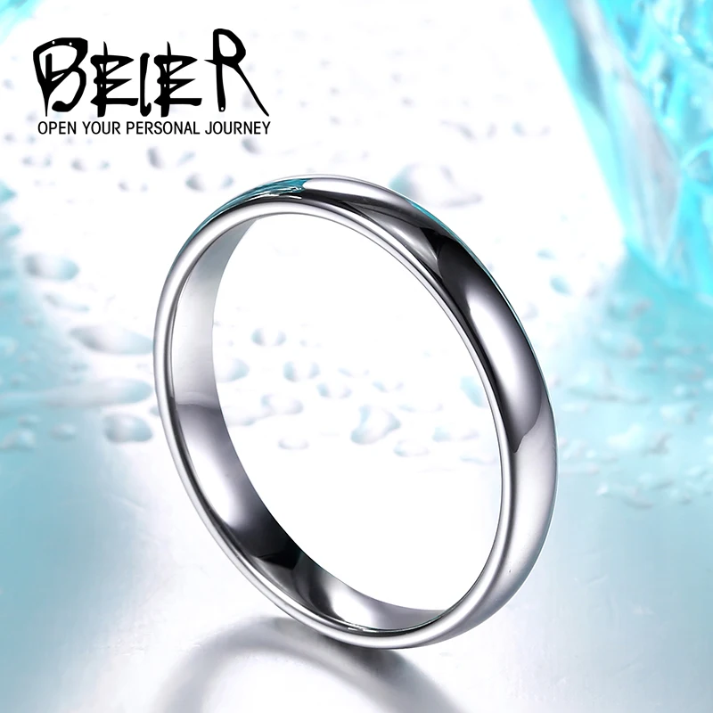 Байер настоящий Вольфрам мужские женские Свадебные обручальные кольца высокого качества полированные ювелирные изделия W057