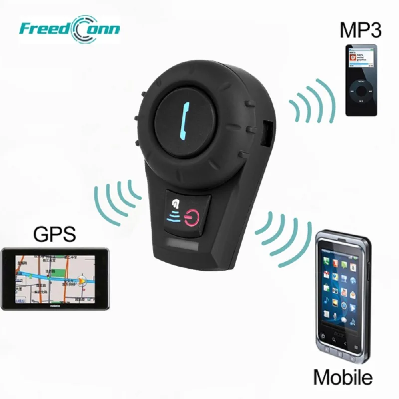 FreedConn FDC-VB мотоциклетный шлем домофон 500M BT наушники с Bluetooth переговорные Беспроводные с дуплексным gps/MP3+ FM функцией