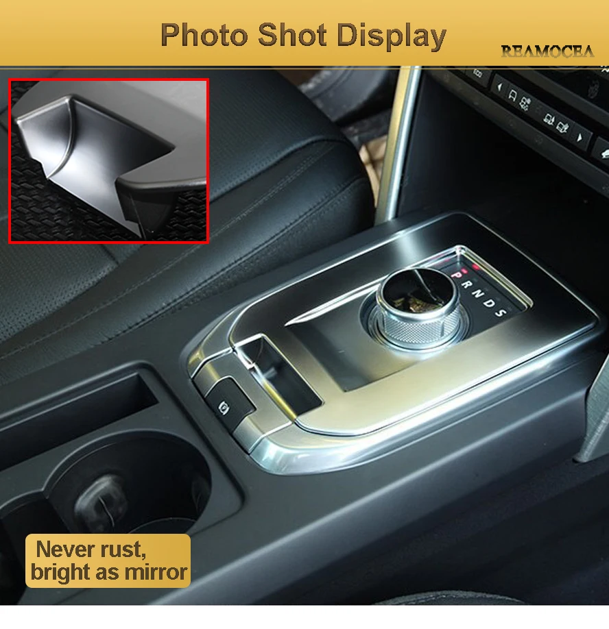 Reamocea Central Console Panel Cover Trim For Land Rover Discovery Sport 2015 2016 2017 Car Styling Center Frame Sticker (8)